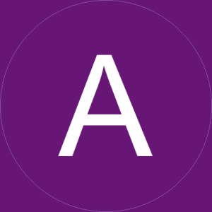Marcador de posición: inicial A sobre fondo morado corporativo de Izpira